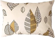 Merry Night FF16119-93 100% Cotton Pillowcase, Natural Leaf, Brown, Approx. 16.9 x 24.8 inches (43 x