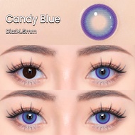 【Cantik】UYAAI 2pcsPAIR COLOR contact lens Candy Blue contact lens Blue contact lens soft lens contac