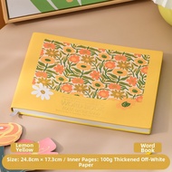 Soft Leather Horizontal Flip All Purpose Notebook