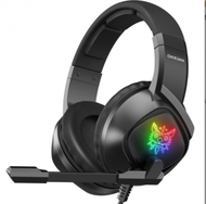 Others - K19頭戴式電競遊戲耳機電腦有線PS5聽聲辨位耳機（黑色）