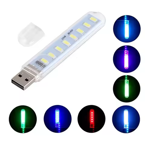 Mini USB LED Book Light Ultra Bright Reading Lamp SMD LED Bulb Night Light For Power Bank PC Laptop 