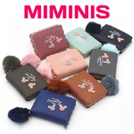 MIMINIS - WOMEN'S WALLET D23+POM2 KOREAN FASHION TRENDY FASHION WALLET