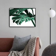 朝氣蓬勃－龜背竹I-玄關掛畫/臥房/複製畫/綠意植物/餐桌佈置