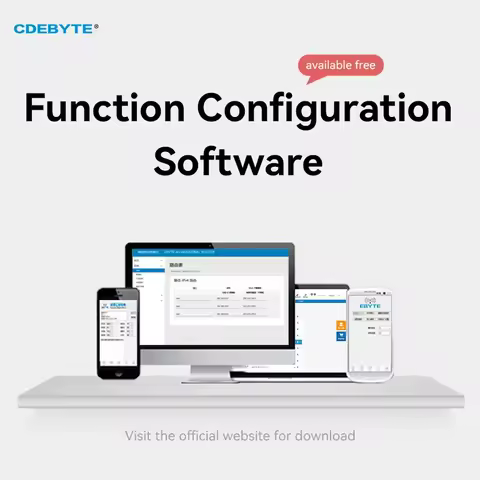 433MHz Wireless Transceiver LoRa CDEBYTE E90-DTU(433L20)-V8 RS232 RS485 20dBm Long Range PLC Transce