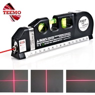 Teemo Multipurpose Laser Level Laser Measure Line 8ft Measure Tape Ruler Adjusted Standard And Metri