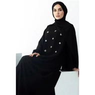 High quality Jubah Muslimah With front Starletz Batu Iron Less