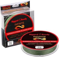 Rigged and Ready Infinite Hi-Performance Fishing Braid 10 to 66lb 4.5 to 30kg PE Coated Line 200m Br