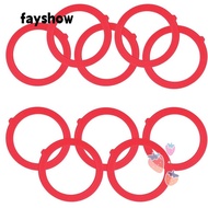 FAY 10Pcs Flush Valve Seal, Silicone Red Gasket Replacement Parts, K-GP1059291 for Kohler/Toilet/K-4436 part