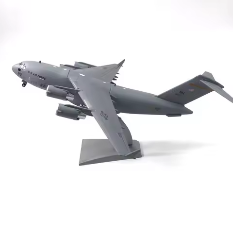 JASONTUTU USAF C-17 Globemaster III Tactical Military Transport 1/200 Scale Alloy Model Diecast Airc