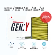 JAPAN QUALITY กรองแอร์ GENY ดักจับฝุ่น PM2.5 BMW Series3 Series4 G20 G21 G01 G02 IX3 G29 G21 G22 G82