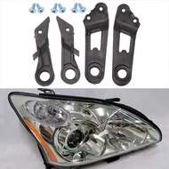 (MTYE) 5X Car Headlight Repair Kit for RX330 2003-2008 Headlight Bracket Protection Ring 8119448030