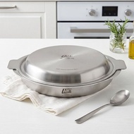 [AMT] 316Ti Double Pan  Premium 5-Ply Stainless Steel Cookware