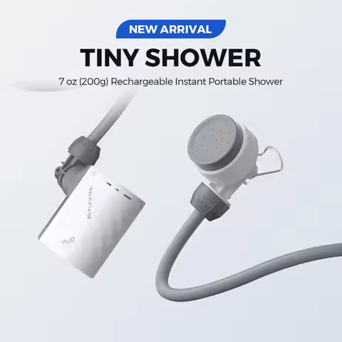 FLEXTAIL TINY SHOWER - Outdoor Camping Shower Portable Electric Shower Pump IPX7 Waterproof for Outd