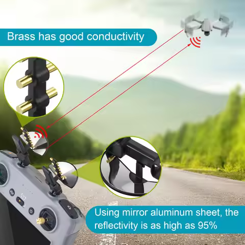 For DJI RC 2 (Mini 4 Pro/Air 3) For DJI RC Pro (Mavic 3 Pro Cine) With Instruction Manual 2 PCS Remo