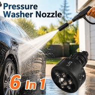 6 In 1 6in1 Change Over Nozzle High Pressure Washer Nozzle For Car Spraying