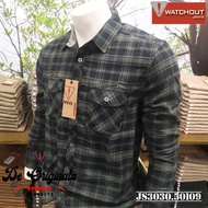 WATCHOUT JEANS Kemeja Pria Lengan Panjang JS3030.50109 Olive Flanel