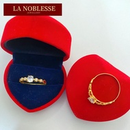 Emas 375 Single Batu Chinta 9k Lawa Gold Ring Tahan Lasak Engagement ring Stone Batu Tunang
