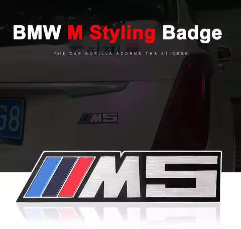BMW M Decorative Car Stickers Trunk Decal Accessories For BMW Performance E46 E60 E90 E39 E36 E92 E9