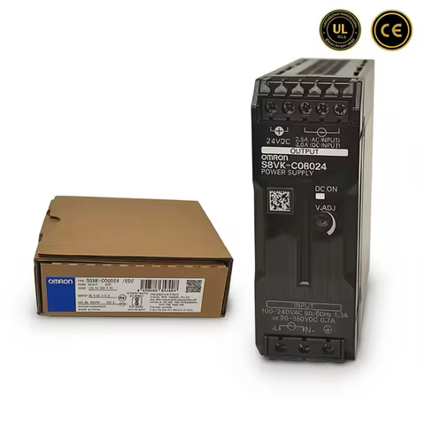 100%Omron S8VK-C06024 Authentic Original Power Supply S8VK-C06024/ED2 60W 24VDC 2.5A