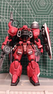 Zaku Warrior mg 1/100 高達 已噴消光成品