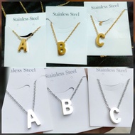 Titanium NECKLACE INITIAL A to Z ALPHABET NECKLACE LETTER NECKLACE
