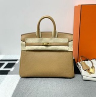 Birkin 25 餅乾 金扣 Togo U stamp