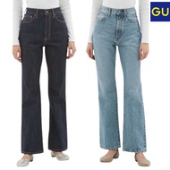 GU Semi-Flared Jeans Flared Jeans Seluar Jeans Perempuan