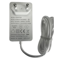 Eu Plug 34.2v 1.0a Power Supply Adapter Charger For Roidmi Vacuum Cleaner F8 Nex X20 X30 X20 Pro X30