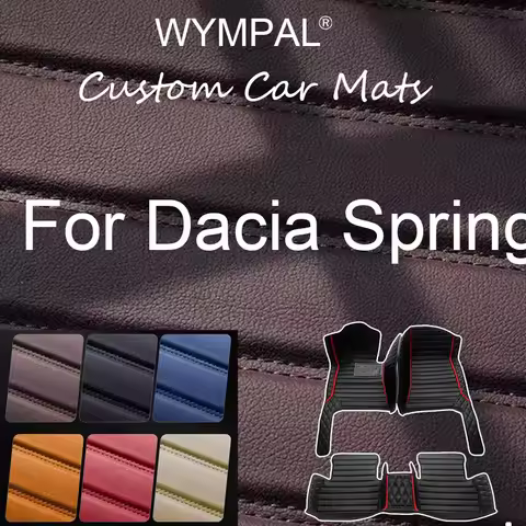 Luxury Car Floor Mats For Dacia Spring Electric Renault City K-ZE Renault Kwid E-Tech Electric 2021 