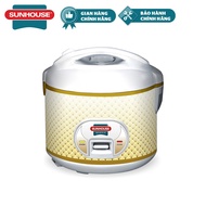 [Mã ELMALLCOIN hoàn 5% xu đơn 500K] Nồi cơm điện Sunhouse SH830 2.8L (Trắng họa tiết)