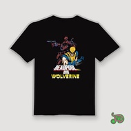 金鋼狼 死侍  衣服 T恤 黑T 童裝 短袖 純棉 上衣 吸濕排汗 涼感