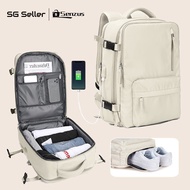 【SG SELLER】Waterproof Travel Backpack Large Capacity 14 inch Laptop Backpack Women Outdoor Luggage B