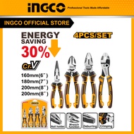 INGCO Combo Set ชุดคีมลดแรง 4 ชิ้น HKPS28468