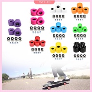 【Hot Seller】4Pcs 60x45mm 78A Skateboard Longboard Wheels ABEC-9 Bearing Spacers Set