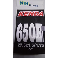 Kenda 650b 27.5 x 1.5-1.75 AV Bicycle Inner Tube with large valve cap