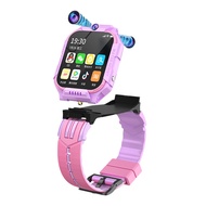 Kids Smart Watch Waterproof Dual Cameras Bluetooth Music WhatsApp Video Call SOS Call Android GPS Smartwatch with Sim Card Gift