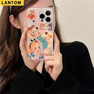 LANTOM Phone Cases  Sweet Princess Shockproof Hard Phone Case With DIY Diamond Sticker For iPhone 14 Pro Max 13 Pro Max 12 Pro Max 11 Cartoon Cute Phone Casing Cover Shell Hot Sale