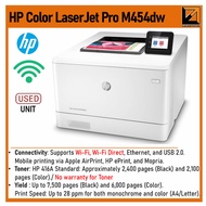 HP LASER JET PRO M454dw COLOR PRINTER (3 MONTH WARRANTY T&C) SUPPORT'S Wi-Fi  Bluetooth