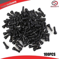 100 ชิ้น TR-413 Snap In สั้นวาล์วยางสีดำลำต้น TR413 Tubeless วาล์ว