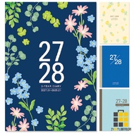 2027~2028 A5 Two-Year Month Plan [Nine by Nine Stationery] 2027 Month Plan A5 Month Plan A5 Pocket D