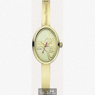 Vivienne Westwood手錶，編號VW00008，22mm， 32mm銀錶殼，金色錶帶款_廠商直送