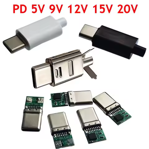 5A PD/QC Type-C male plug QC4 charge connector Decoy Board Fast Charge 5V 9V 12V 15V 20V module PD 2