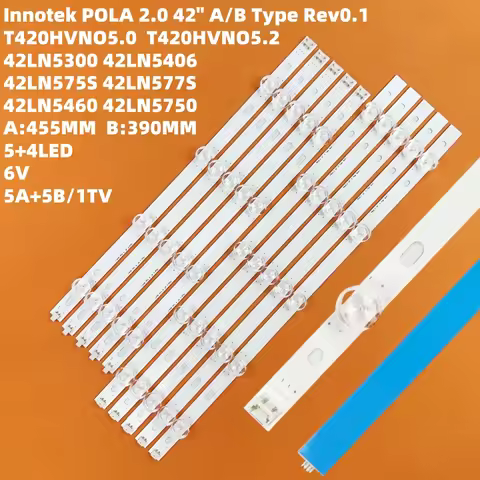 LED Strip FOR INNOTEK POLA 2.0 T420HVN05.0 T420HVN05.2 42LN575S 42ln570S 42ln570S 42LN540V 42LN570V 