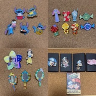 Disney pin boxlunch loungefly 迪士尼 徽章 襟章 dumbo baymax 小飛象 Pooh Alice 小熊維尼 愛麗絲 史迪仔 stitch Ariel rapunz