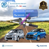 SACHS SHOCK ABSORBER PERODUA MYVI OLD D73 & MYVI LAGI BEST D54T FRONT & REAR (FULL SET) GOT FREE SAC