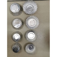 Aluminium Tart shell mould size- 7.5cm,6.5cm,6.0cm,5.5cm