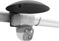 2-in-1 Security Camera Gutter Mount with Sun Shade Compatible with eufy SoloCam S340/E30/E42/4G LTE 