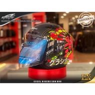 GRACSHAW HELMET GENNEX G535 DOUBLE VISOR HELMET JAPOP (JAPAN SERIES)