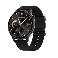FW01 กีฬานาฬิกาใหม่บลูทูธโทรนาฬิกาแบบเต็มหน้าจอสัมผัสสมาร์ทวอทช์  Sports Watch New Bluetooth talk watch Full-screen touch smartwatch Black rubber