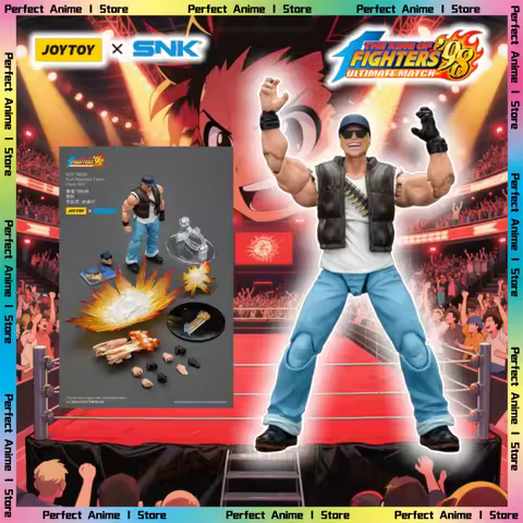 JOYTOY Dark Source King of Fighters ‘98UM Ryanna Hathiran Ralph Jones Clark Sdiel 1/18 Moving Humano